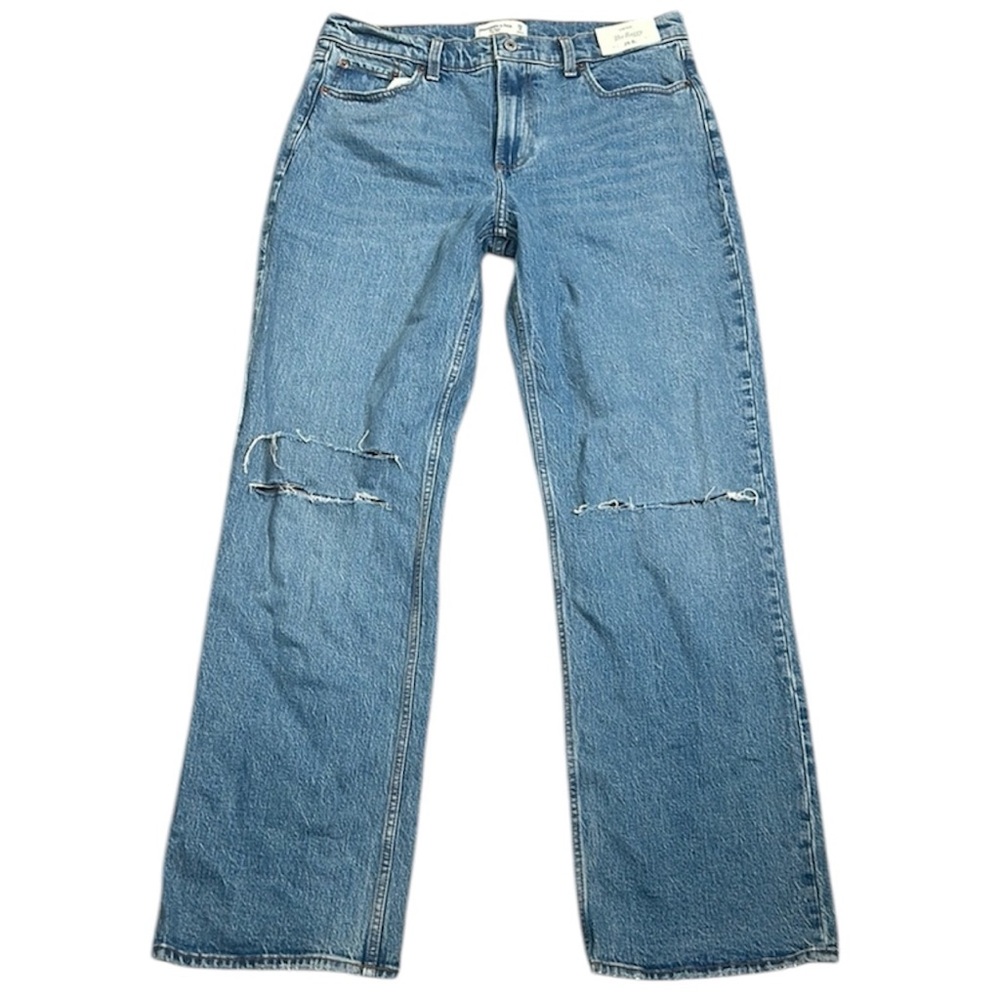 Abercrombie & Fitch The Baggy Low Rise Jeans size 29/8 Long (tall)